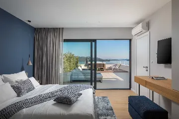 Sea View Villa in Jezera with Heated Pool