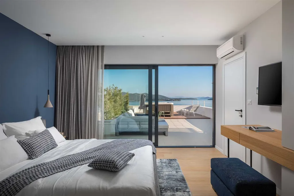 Sea View Villa in Jezera with Heated Pool
