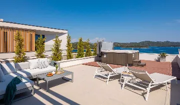 Sea View Villa in Jezera with Heated Pool