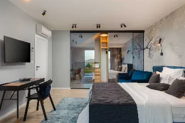 Sea View Villa in Jezera with Heated Pool