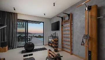 Sea View Villa in Jezera with Heated Pool