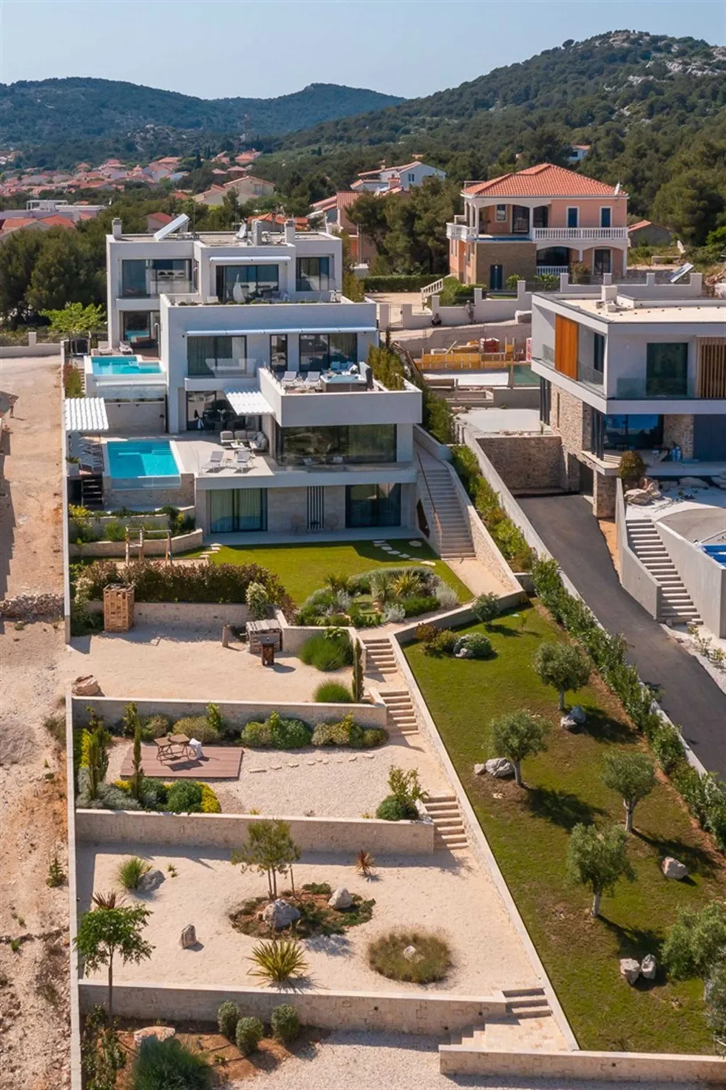 Sea View Villa in Jezera with Heated Pool