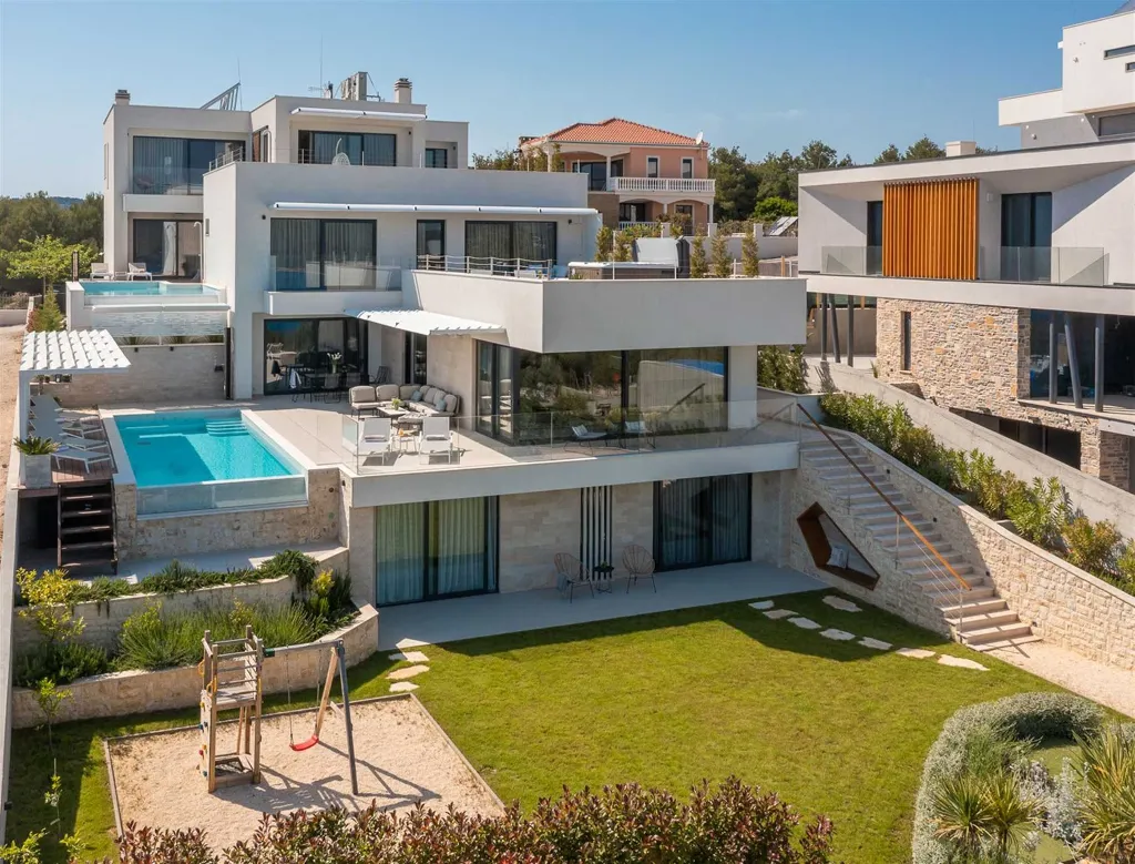 Sea View Villa in Jezera with Heated Pool
