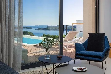 Sea View Villa in Jezera for 8 Guests