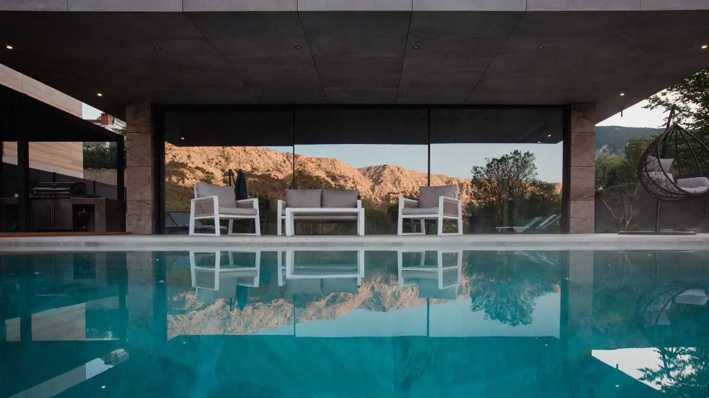 Villa with Heated Pool in Baška for 8 Guests