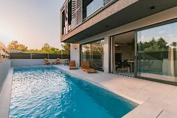 Srima Villa for 8 Guests with Pool and Sauna