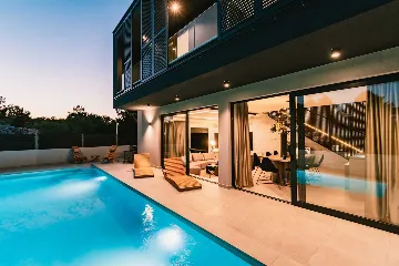 Srima Villa for 8 Guests with Pool and Sauna