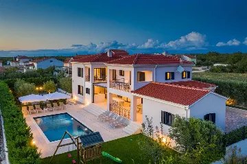 Sukošan Villa with Heated Pool and Sauna