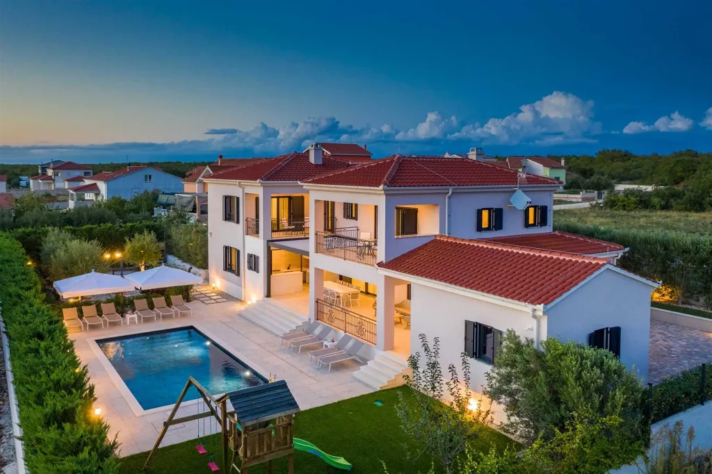 Sukošan Villa with Heated Pool and Sauna