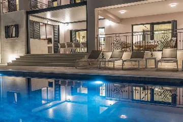 Sukošan Villa with Heated Pool and Sauna