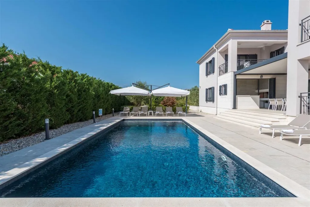 Sukošan Villa with Heated Pool and Sauna