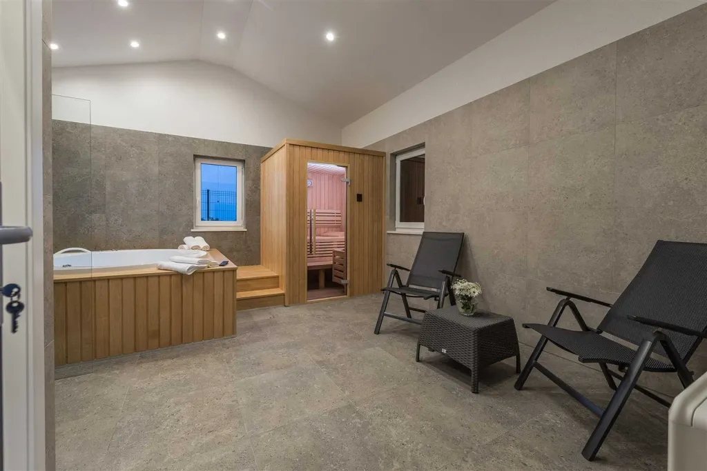 Sukošan Villa with Heated Pool and Sauna