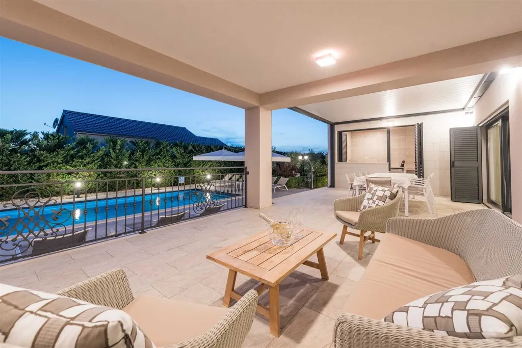 Sukošan Villa with Heated Pool and Sauna