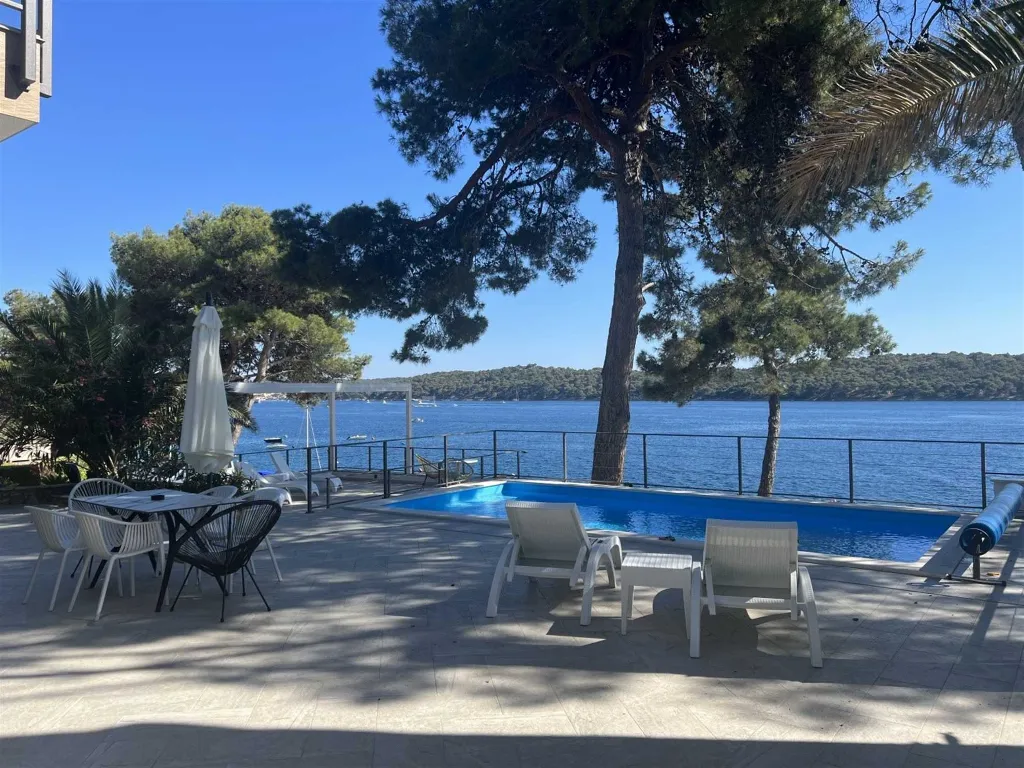 Seafront Villa with Boat Mooring in Mali Lošinj