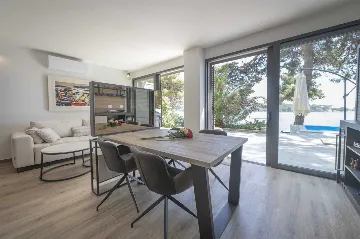 Seafront Villa with Boat Mooring in Mali Lošinj