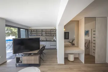 Seafront Villa with Boat Mooring in Mali Lošinj