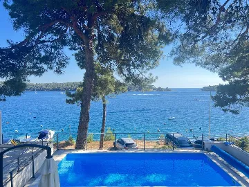 Seafront Villa with Boat Mooring in Mali Lošinj