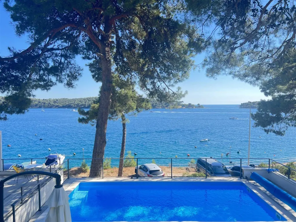 Seafront Villa with Boat Mooring in Mali Lošinj