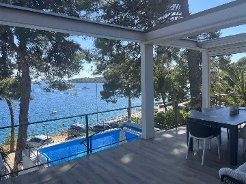 Seafront Villa with Boat Mooring in Mali Lošinj