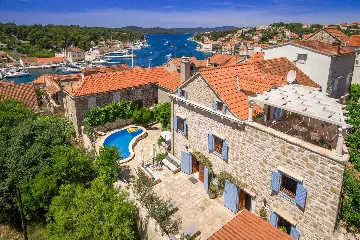 Stone Villa with Private Pool in Milna, Croatia