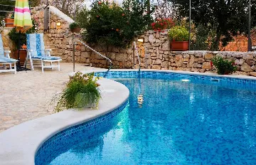 Stone Villa with Private Pool in Milna, Croatia