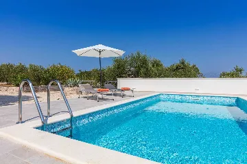 Private Heated Pool Villa in Pučišća for Up to 6