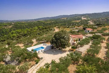 Private Heated Pool Villa in Pučišća for Up to 6