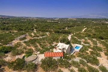 Private Heated Pool Villa in Pučišća for Up to 6