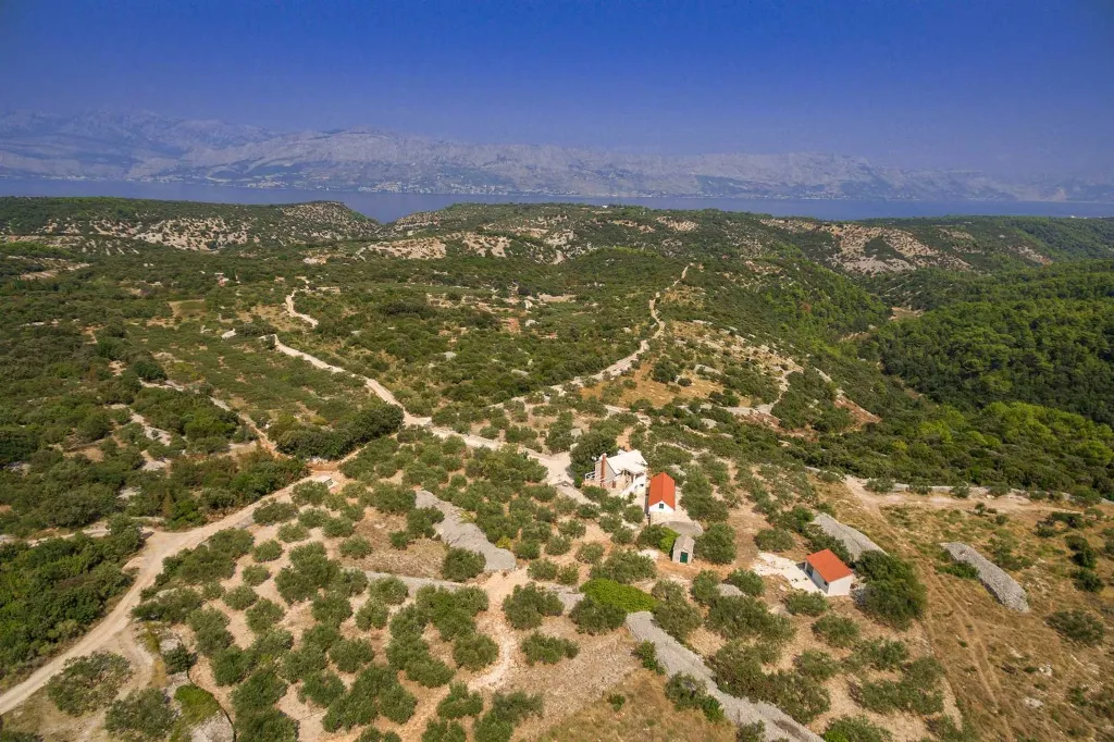 Private Heated Pool Villa in Pučišća for Up to 6