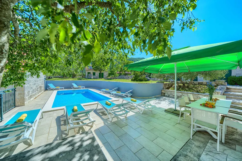 Villa in Župa with Private Pool for 8 Guests