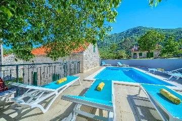Villa in Župa with Private Pool for 8 Guests