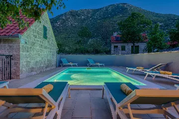 Villa in Župa with Private Pool for 8 Guests