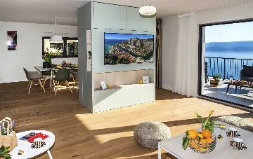 Contemporary Villa with Heated Pool in Omiš