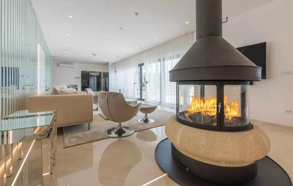 Kaštelir Villa for Up to 11 Guests with Heated Pool