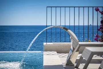 Rogoznica Seafront Villa with Heated Infinity Pool