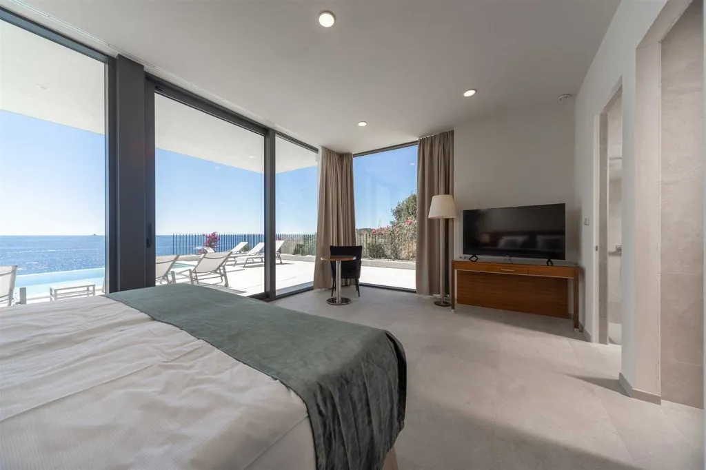 Rogoznica Seafront Villa with Heated Infinity Pool