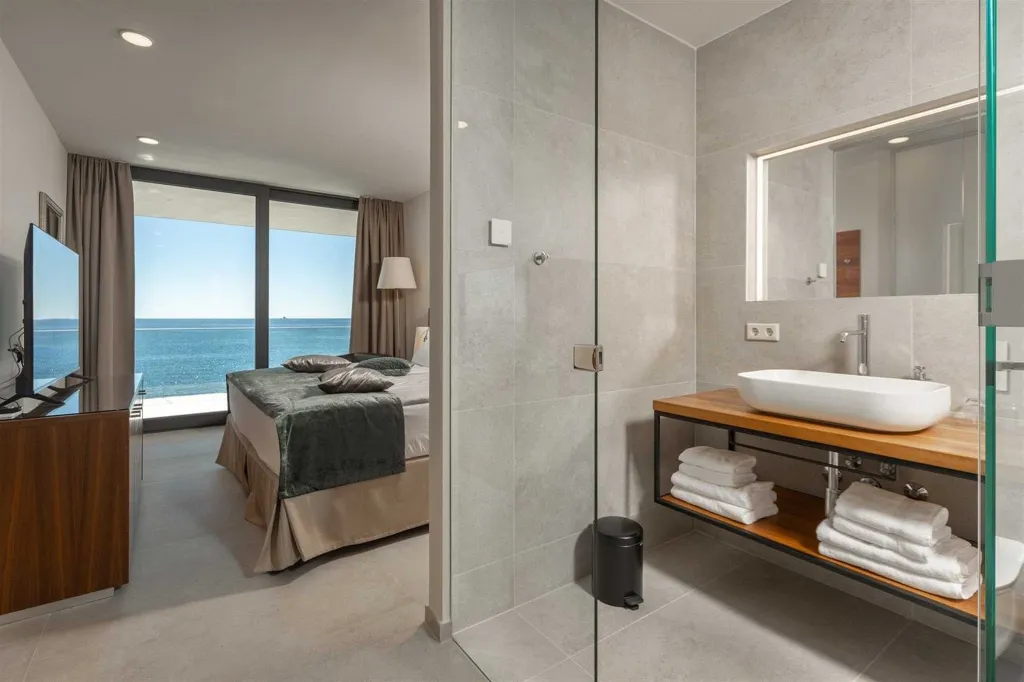 Rogoznica Seafront Villa with Heated Infinity Pool