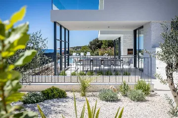 Rogoznica Seafront Villa with Heated Infinity Pool