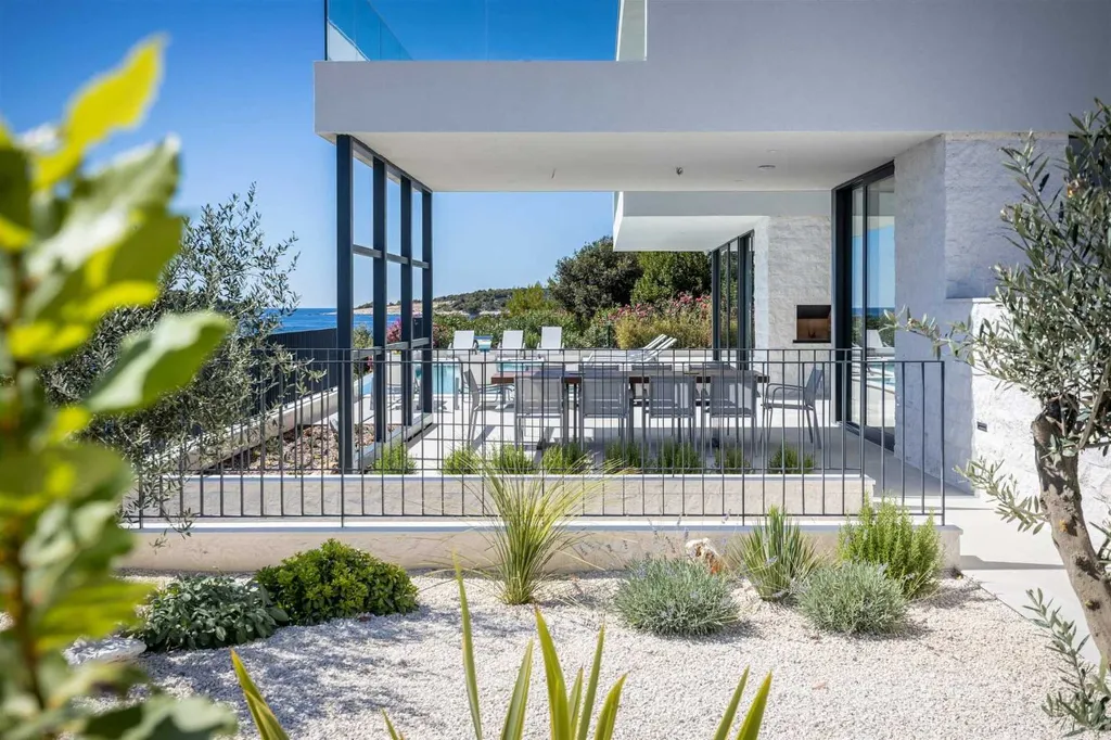 Rogoznica Seafront Villa with Heated Infinity Pool