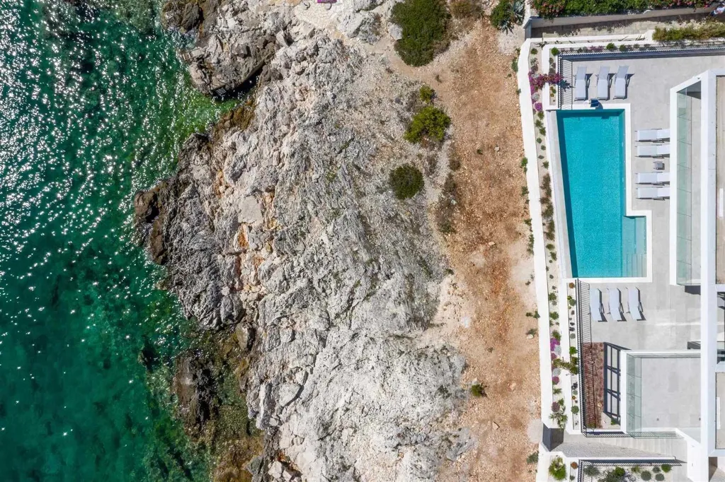 Rogoznica Seafront Villa with Heated Infinity Pool