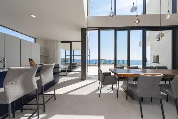 Seafront Villa in Rogoznica for 10 Guests