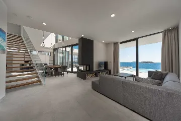 Seafront Villa in Rogoznica for 10 Guests