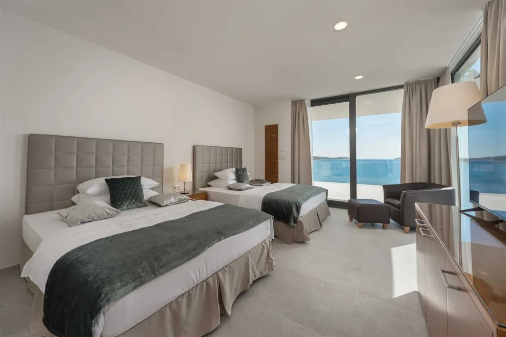 Seafront Villa in Rogoznica for 10 Guests