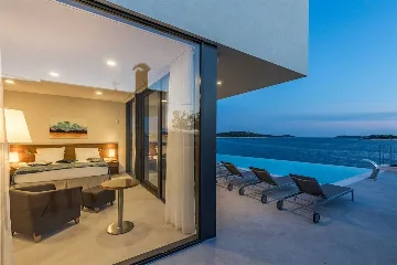 Seafront Villa in Rogoznica for 10 Guests