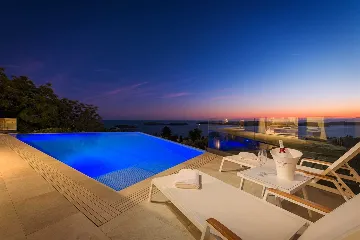 Hvar Villa with Heated Infinity Pool for 8
