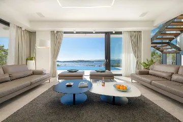 Hvar Villa with Heated Infinity Pool for 8