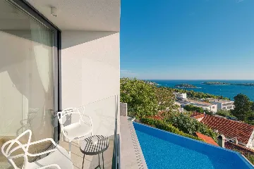 Hvar Villa with Heated Infinity Pool for 8
