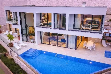 Hvar Villa with Heated Infinity Pool for 8