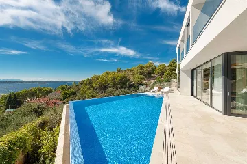 Hvar Villa with Heated Infinity Pool for 8