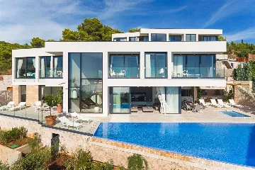 Hvar Villa with Heated Infinity Pool for 8